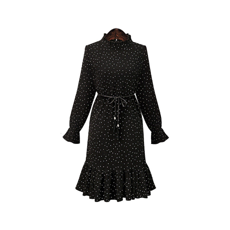 Vestido Preto de Chiffon