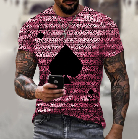 Camiseta Estampa 3D Cards