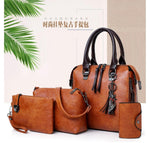 Bolsa De Couro Nature - Compre 1 Leve 4 - ROMANA SHOPPING