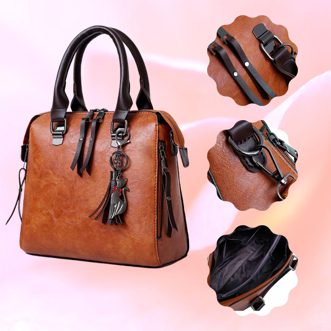 Bolsa De Couro Nature - Compre 1 Leve 4 - ROMANA SHOPPING