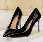 Scarpin Capixo Salto Alto Bico FinoLuxo Espelhado - ROMANA SHOPPING