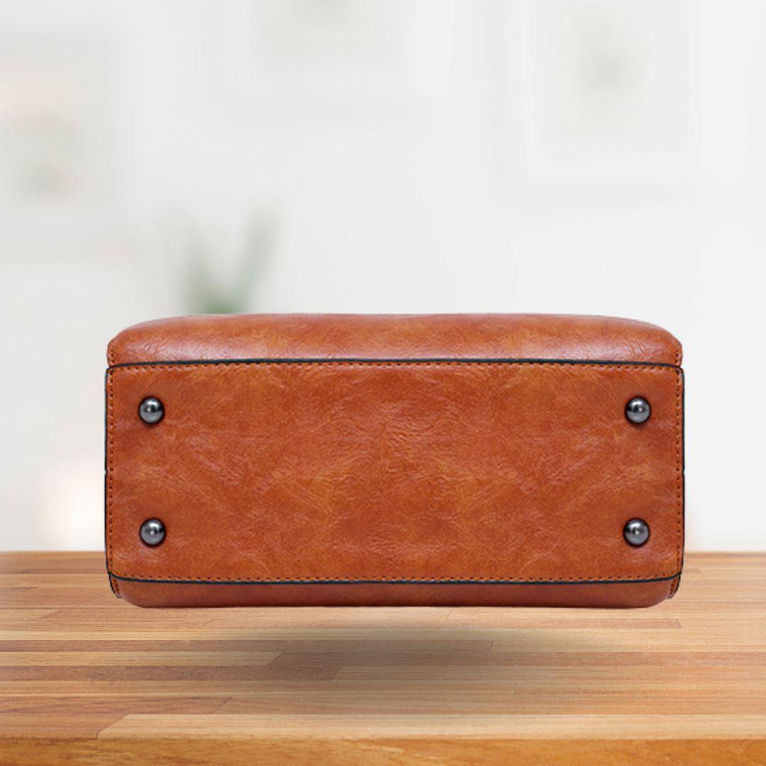 Bolsa De Couro Nature - Compre 1 Leve 4 - ROMANA SHOPPING