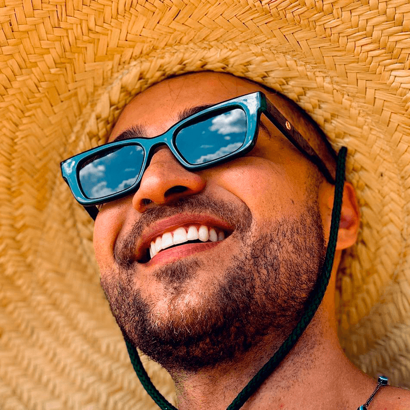 Óculos De Sol Vintage Elgin (2POR125) - ROMANA SHOPPING